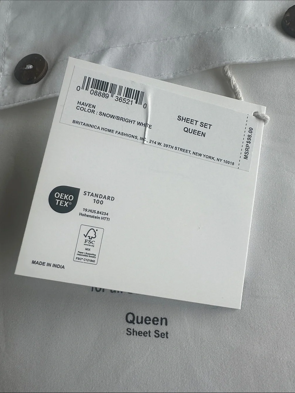 UGG Sheet Set Queen